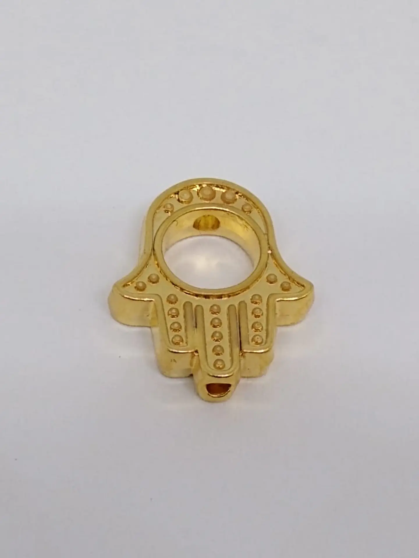 MANO HAMSA BAÑO DE ORO ZN-3606-GOLD                                     1