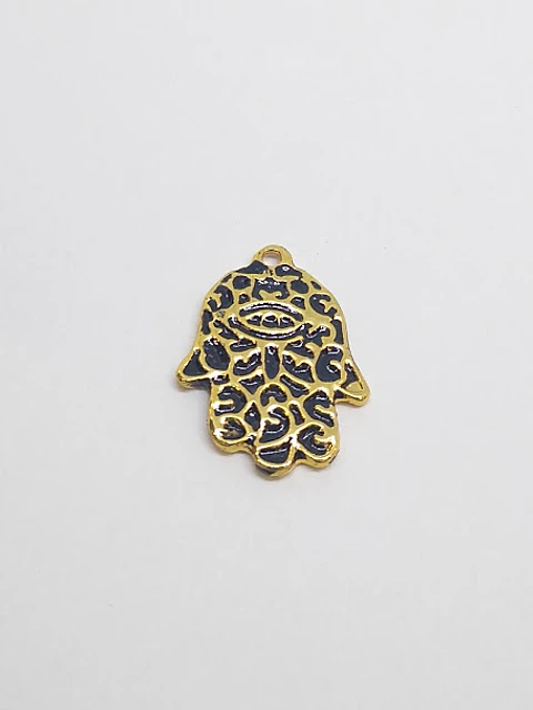 MANO HAMSA BAÑO DE ORO T2590                                               
