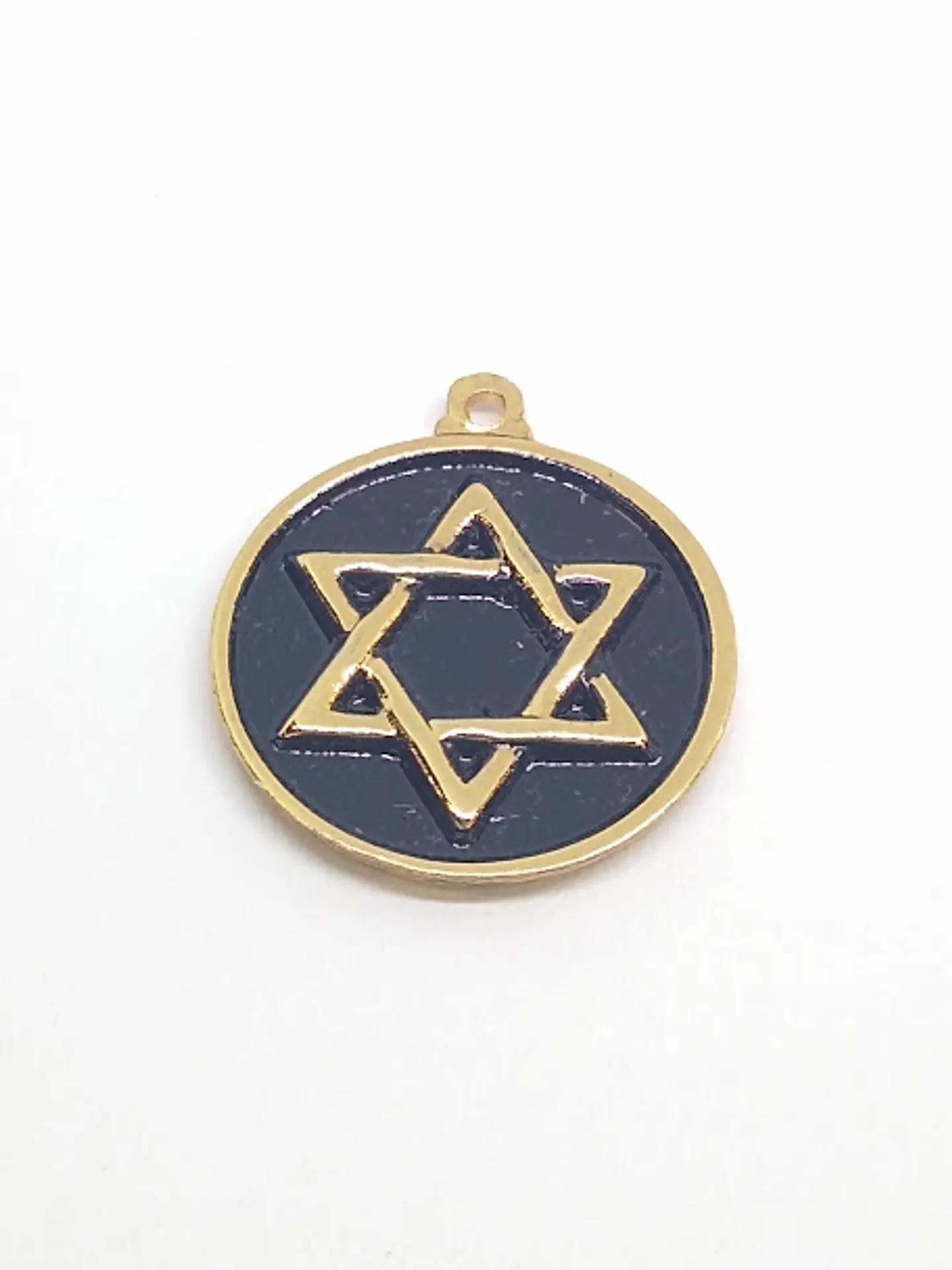PLACA ESTRELLA  BAÑO DE ORO T3116                                          1