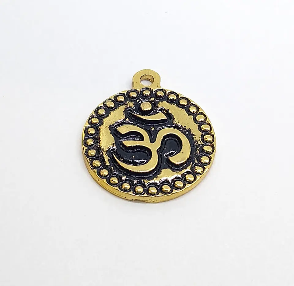SÍMBOLO OM BAÑO DE ORO T2536                                          1