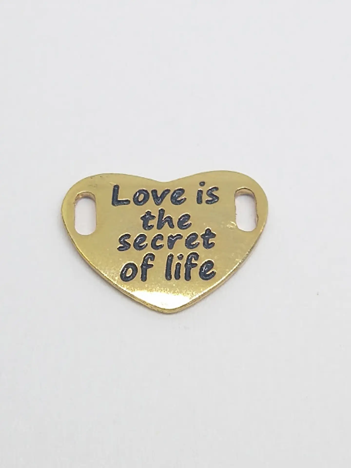 CORAZÓN FRASE BAÑO DE ORO T3196                                      1