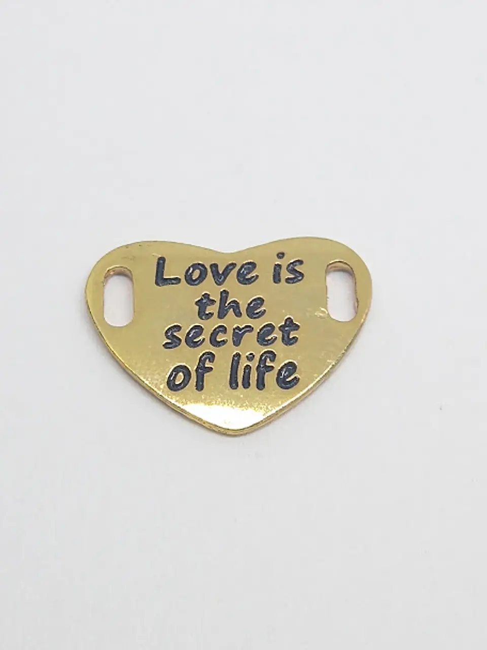 CORAZÓN FRASE BAÑO DE ORO T3196                                      1