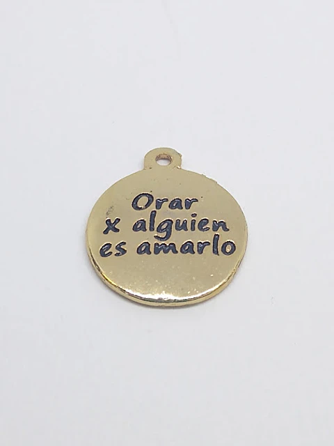 PLACA MENSAJE  BAÑO DE ORO T3148                                     