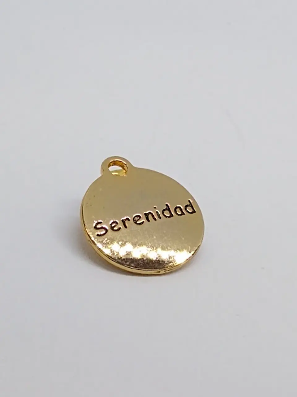 PLACA SERENIDAD BAÑO DE ORO T4496                                       1