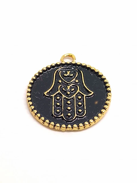 MANO HAMSA BAÑO DE ORO T3294                                   