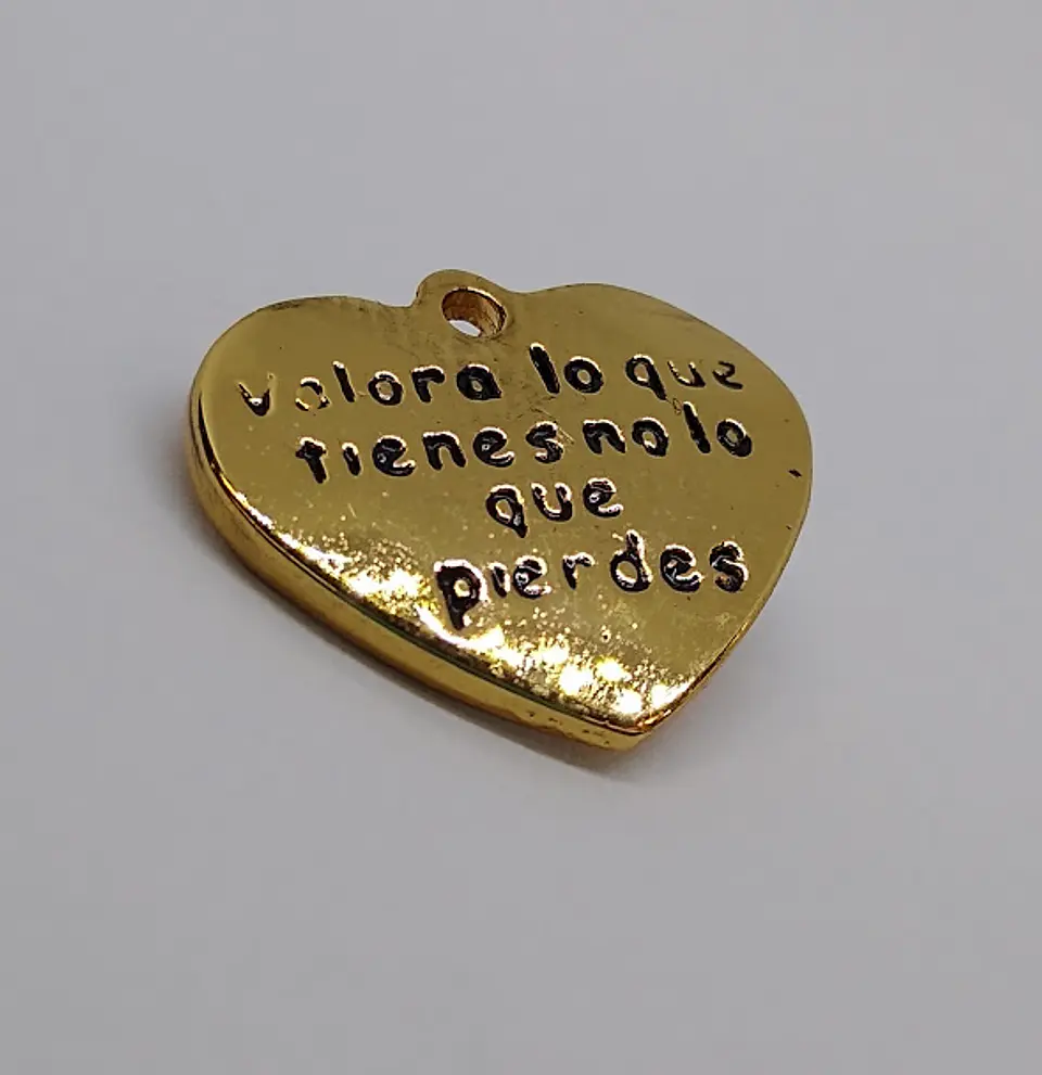 CORAZÓN BAÑO DE ORO T4474                                 1