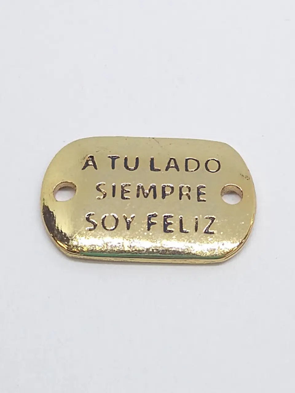 PLACA MENSAJE BAÑO DE ORO T2913 1