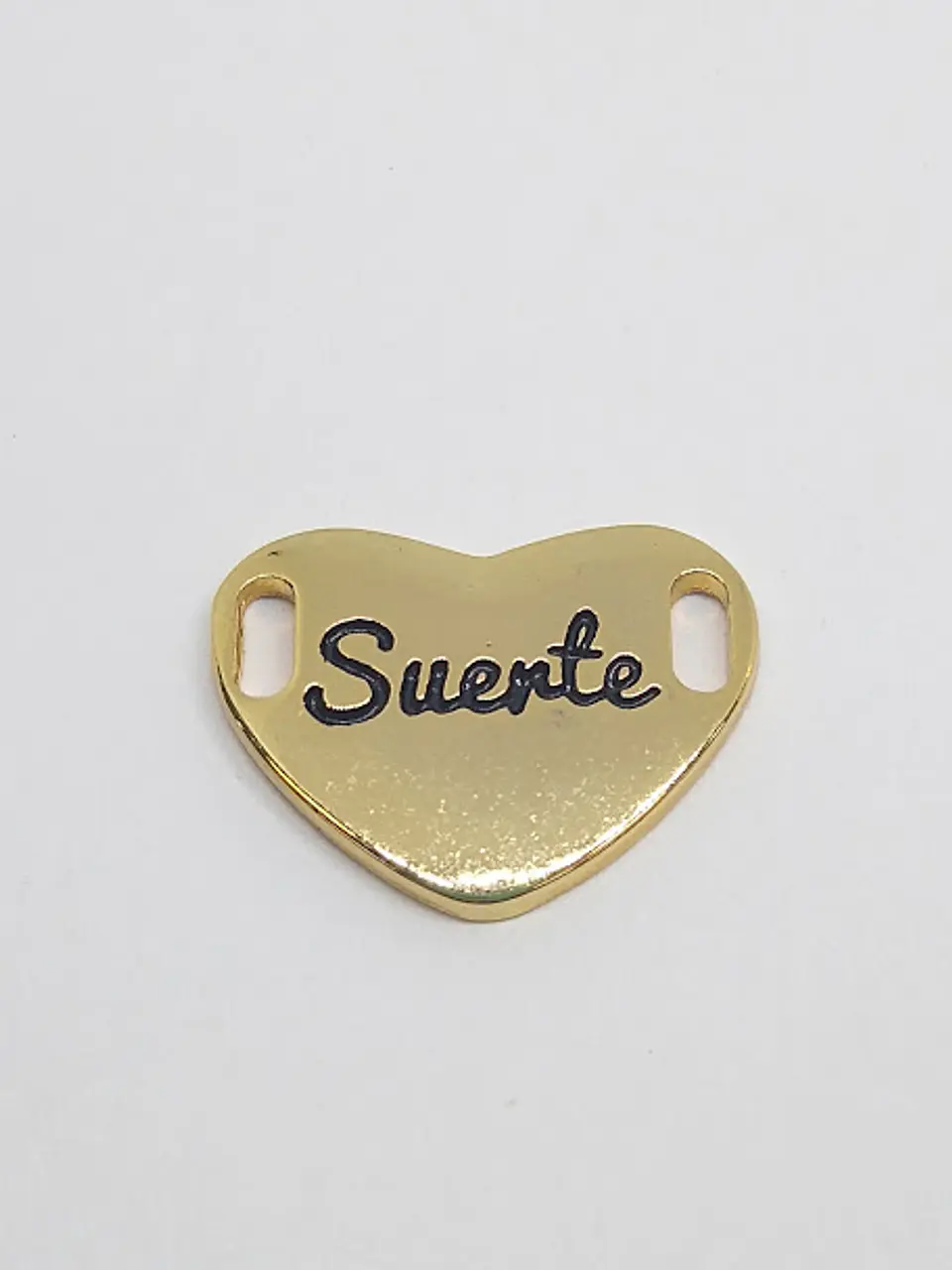 CORAZÓN SUERTE  BAÑO DE ORO T3258                                       1