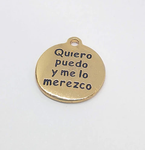 PLACA MENSAJE  BAÑO DE ORO T4482                                    