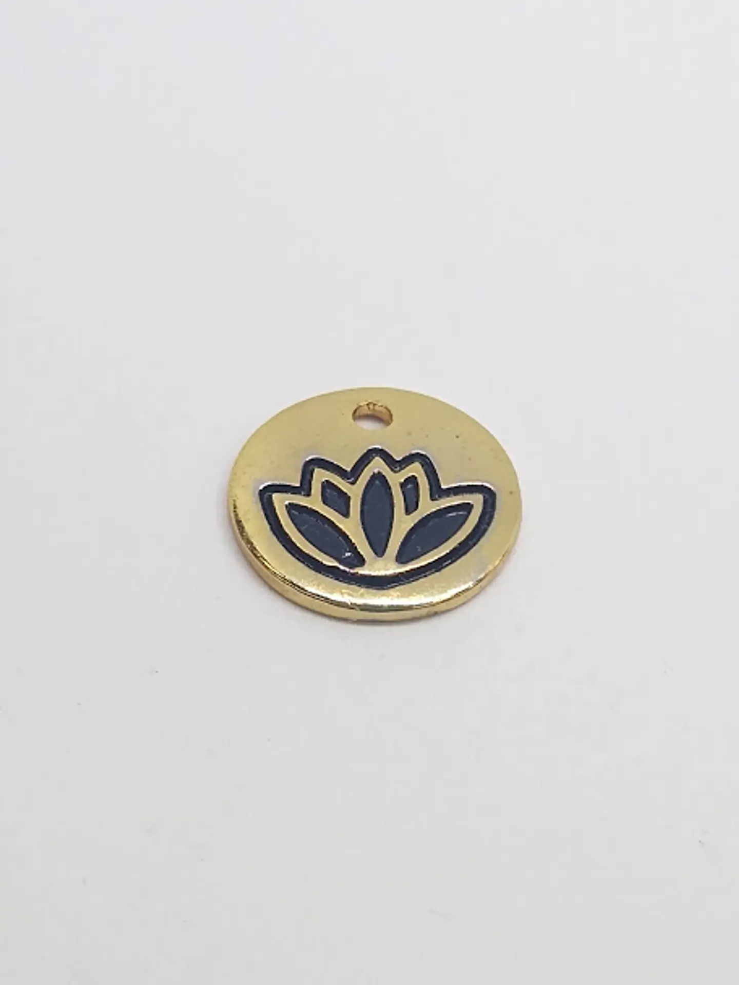 FLOR DE LOTO BAÑO DE ORO T3315 1
