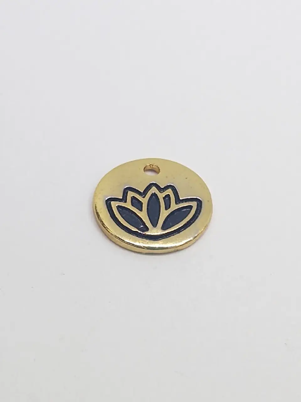 FLOR DE LOTO BAÑO DE ORO T3315 1