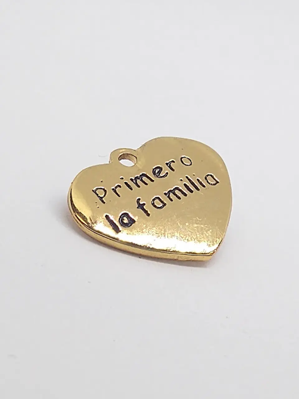 CORAZÓN FRASE BAÑO DE ORO T4488                                      1