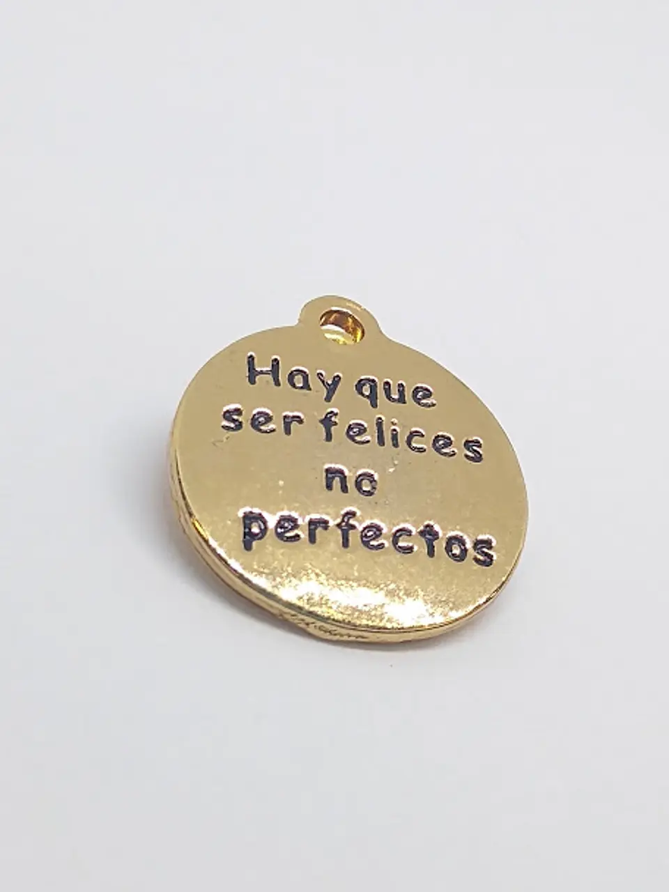 DIJE MENSAJE BAÑO DE ORO T4590                               1