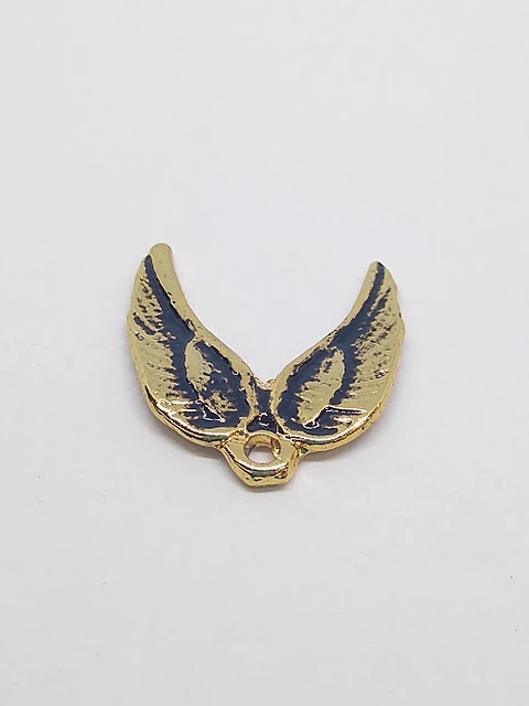 ALAS PINTADA ZAMAK BAÑO DE ORO T3623                                   