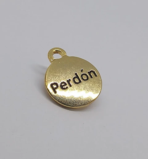 PLACA PERDÓN BAÑO DE ORO T3160                                       