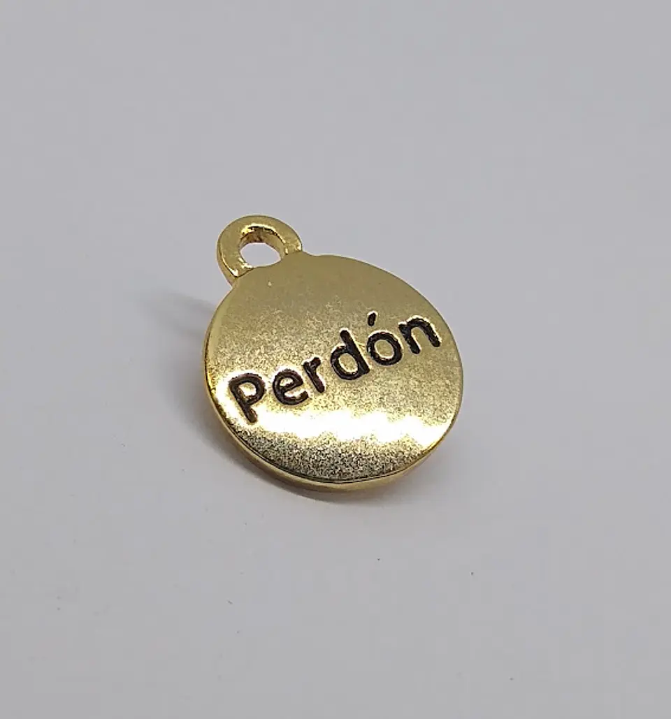 PLACA PERDÓN BAÑO DE ORO T3160                                        1