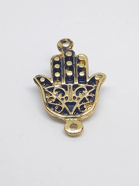 MANO HAMSA BAÑO DE ORO T3095                             