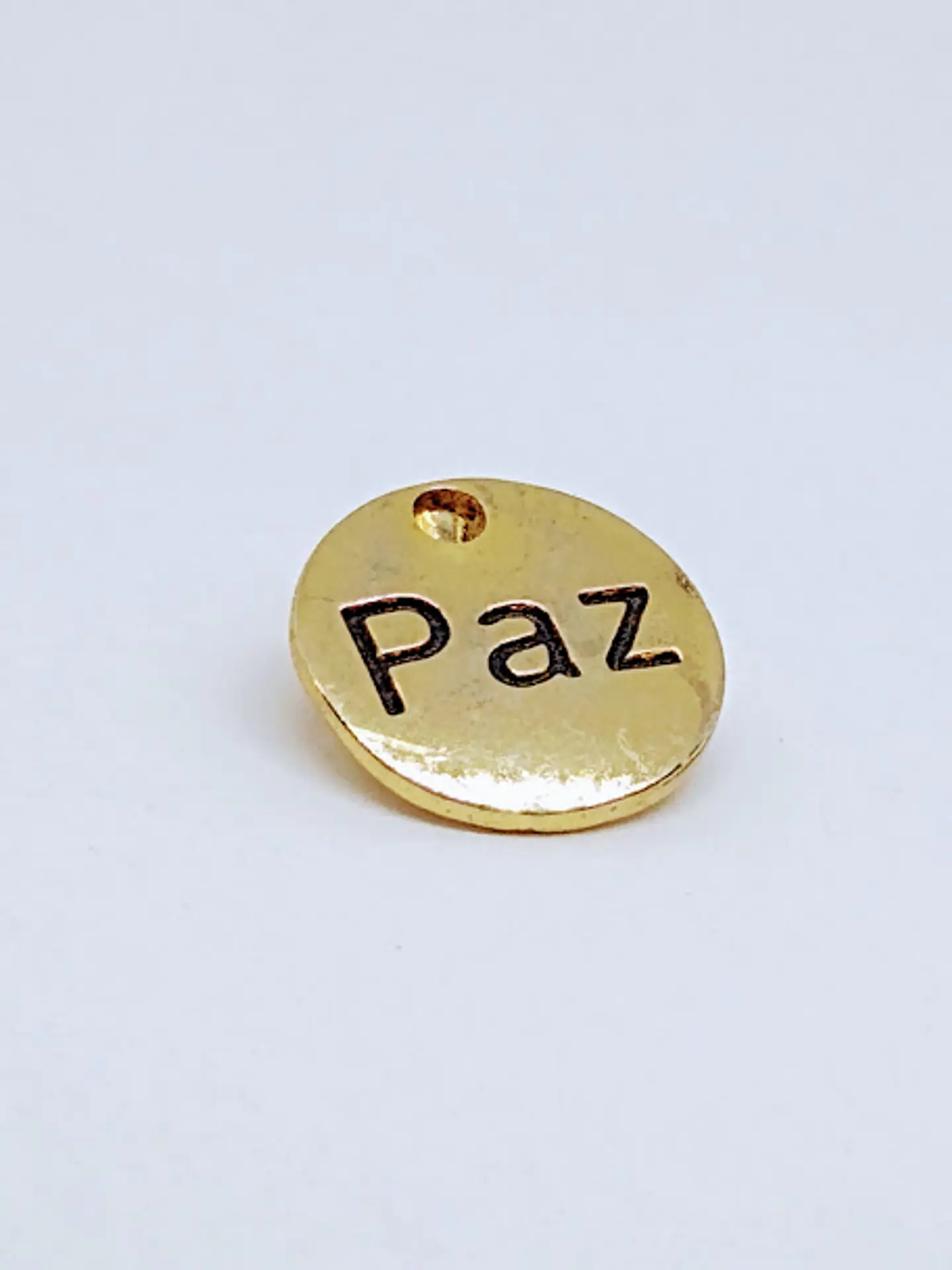 PLACA PAZ BAÑO DE ORO T3224                                   1