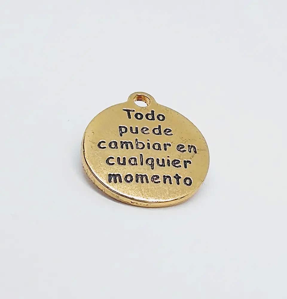 PLACA MENSAJE BAÑO DE ORO T4592                                       1