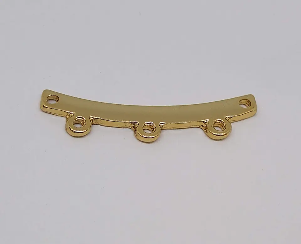 PECTORAL 3 AROS BAÑO DE ORO T3314                               1