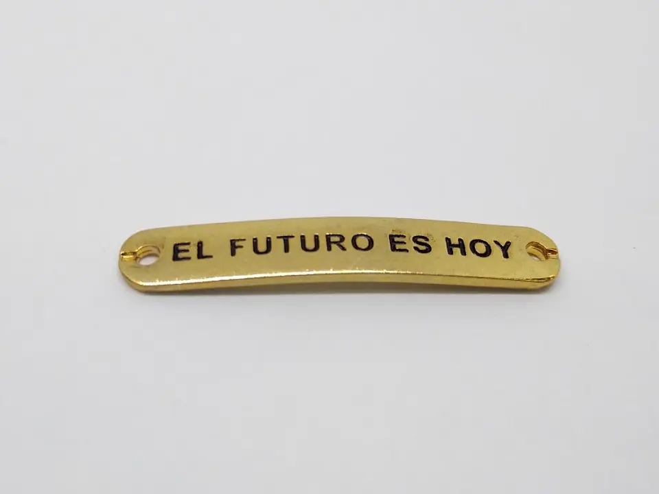 PLACA FRASE BAÑO DE ORO T3152             1