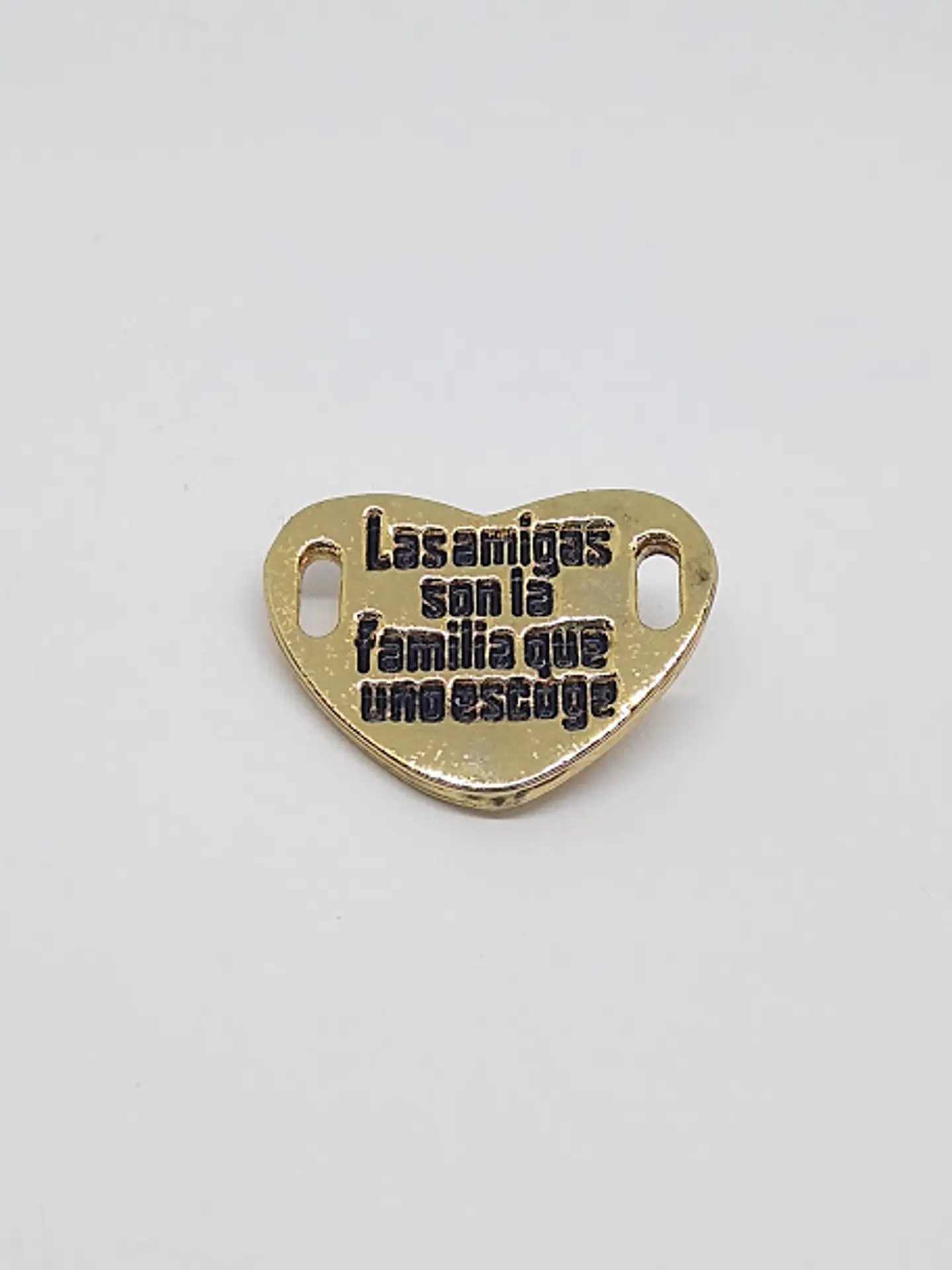 CORAZÓN FRASE  BAÑO DE ORO T3018                                   1