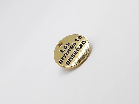 PLACA MENSAJE BAÑO DE ORO T3317                                   
