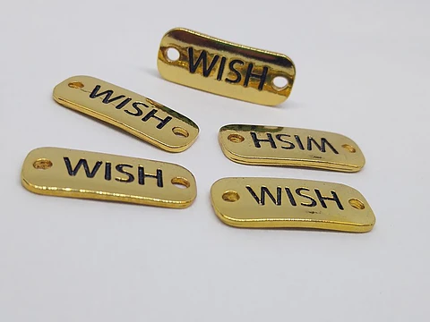 PLACA WISH BAÑO DE ORO T3229                                           