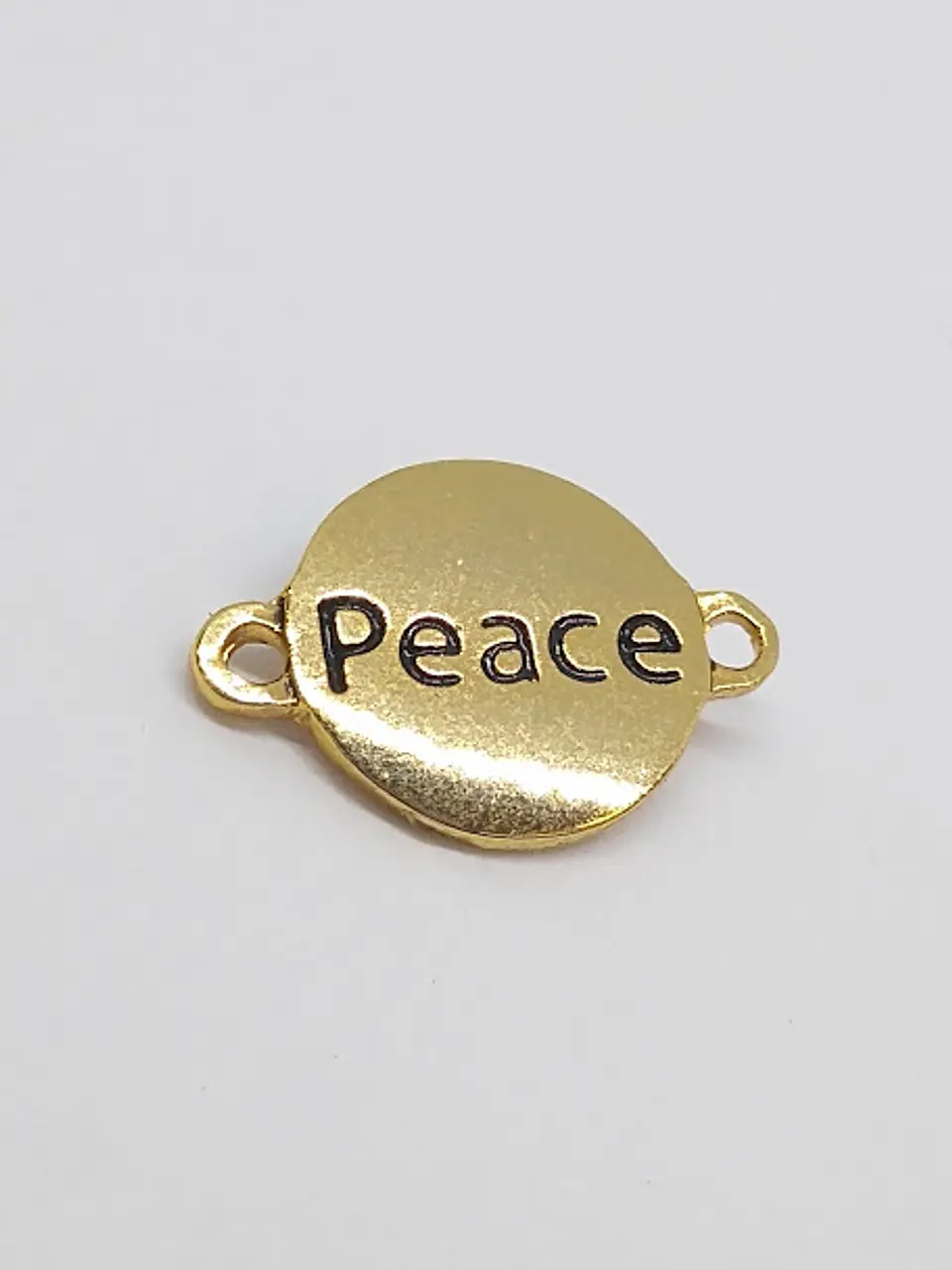 PLACA PEACE BAÑO DE ORO T3234                                    1