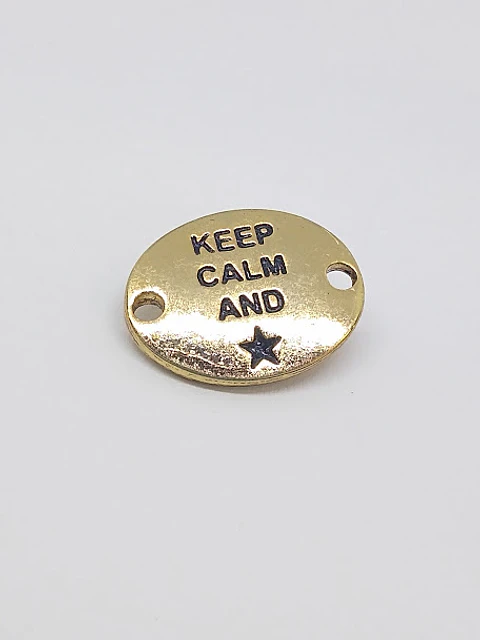 PLACA KEEP CALM BAÑO DE ORO T3309                                  