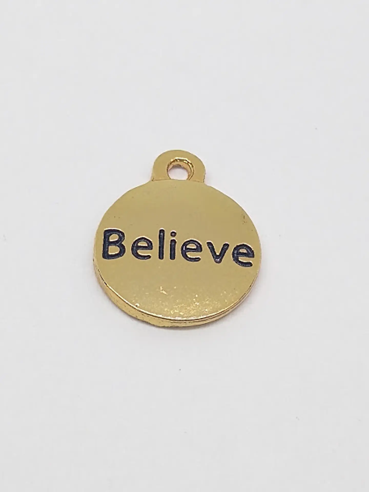 PLACA BELIEVE BAÑO DE ORO T3219                                    1