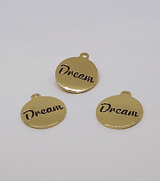 PLACA DREAM  BAÑO DE ORO T3203                                        