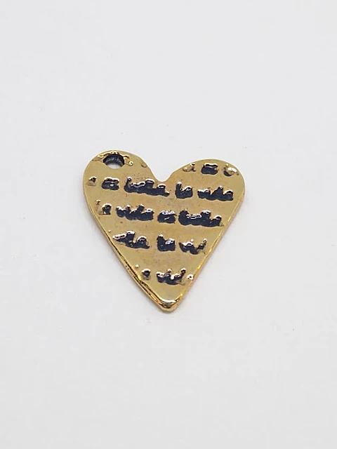 CORAZÓN BAÑO DE ORO T3304                                           