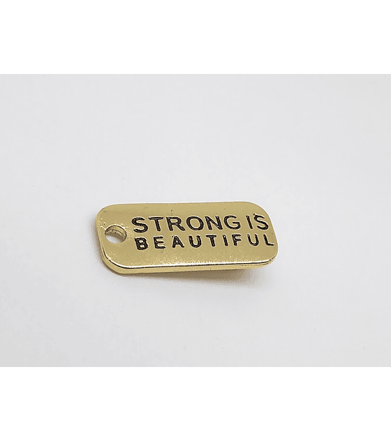 PLACA FRASE BAÑO DE ORO T3256                                         