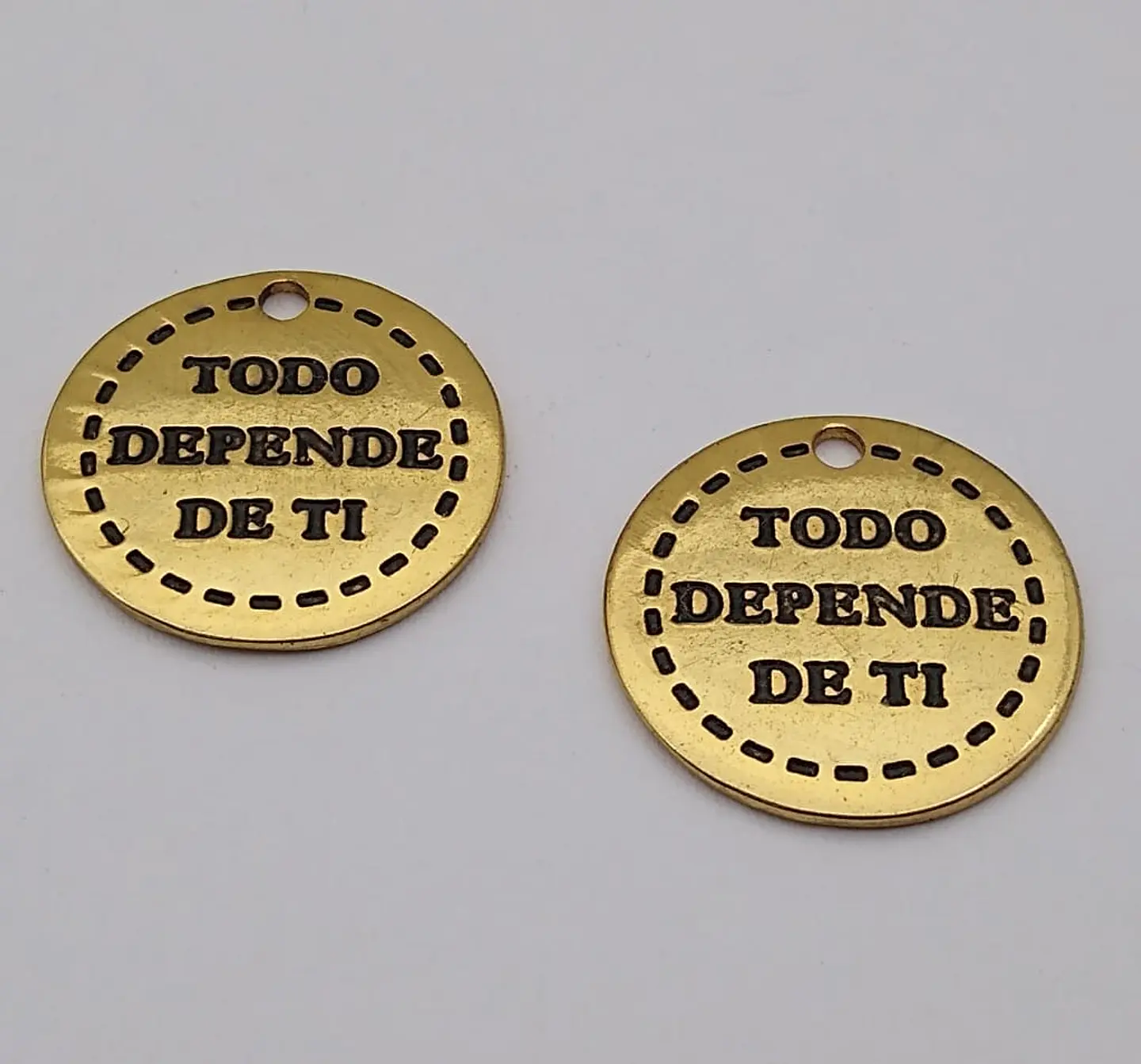 PLACA MENSAJE BAÑO DE ORO T3146-2                           1