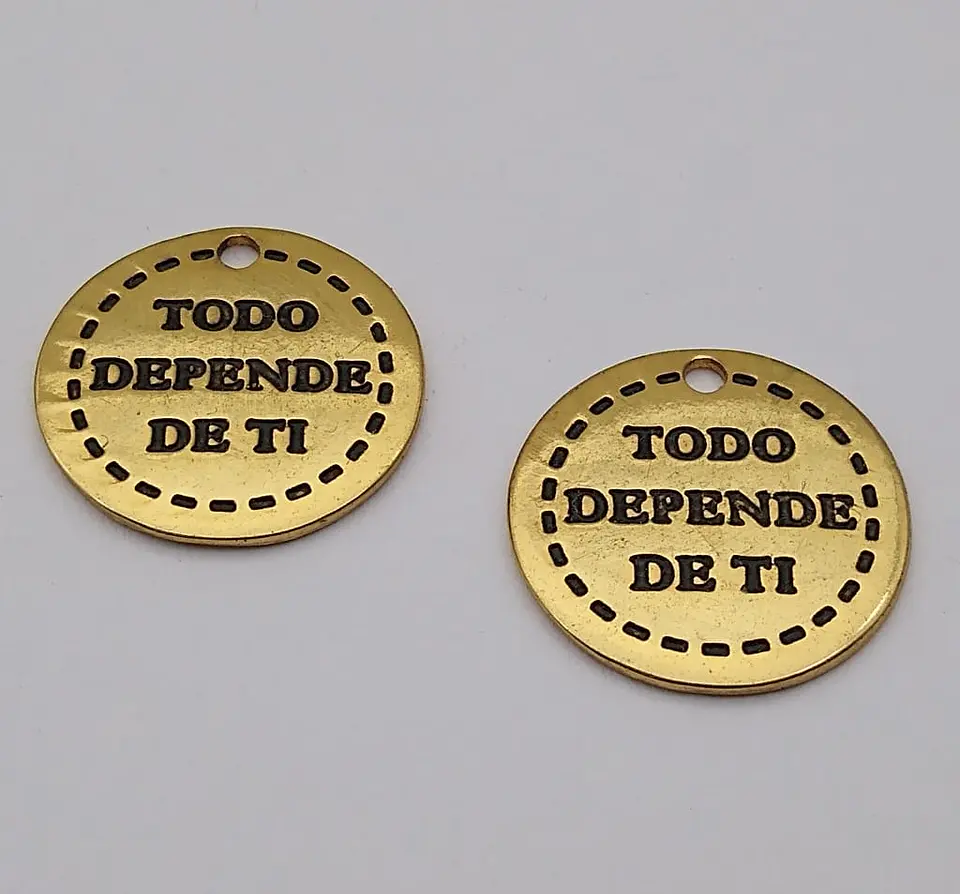 PLACA MENSAJE BAÑO DE ORO T3146-2                           1