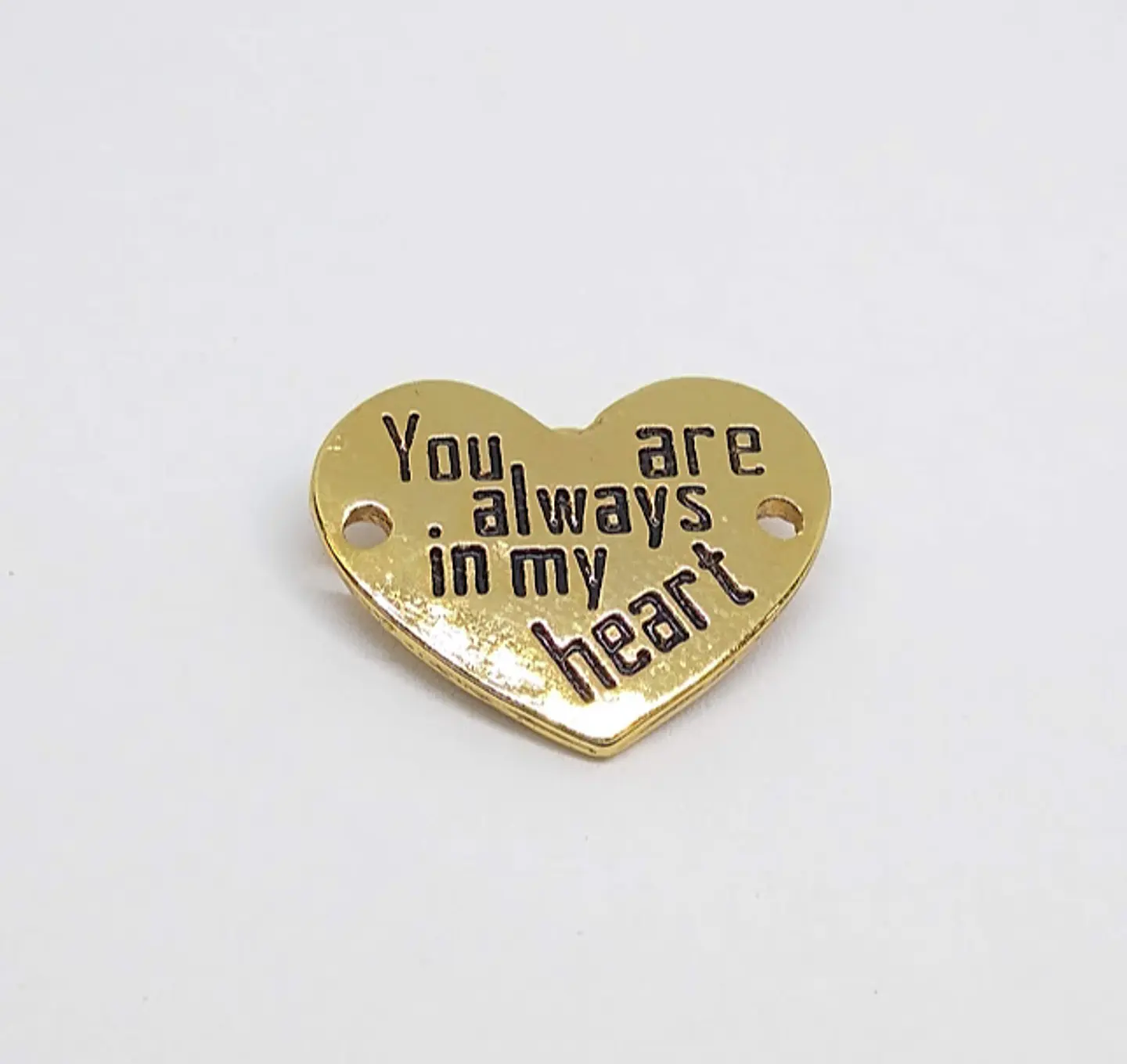CORAZÓN YOU ARE BAÑO DE ORO T3093                                  1
