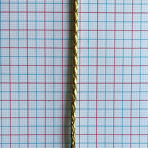 CUERO TRENZADO PLANO (ELIGE TU COLOR FAVORITO )    