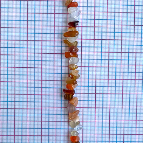 PIEDRA PICADA CORNALINA