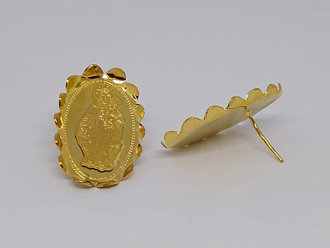 TOPO VIRGEN BAÑO DE ORO T2667                                 