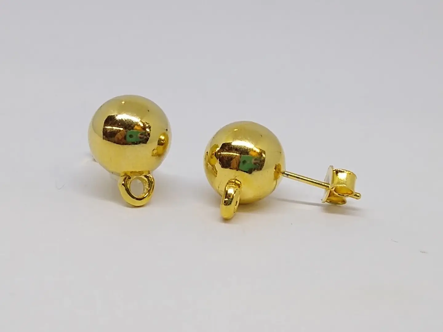 TOPO BOLA CON ARO BAÑO DE ORO A-32                         1