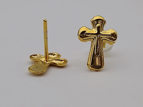 TOPO CRUZ BAÑO DE ORO M10-L001                                              