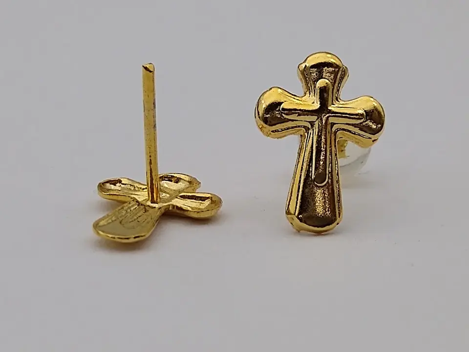 TOPO CRUZ BAÑO DE ORO M10-L001                                               1