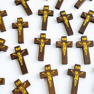 SEPARADOR ✦ CRUZ CRISTO MADERA