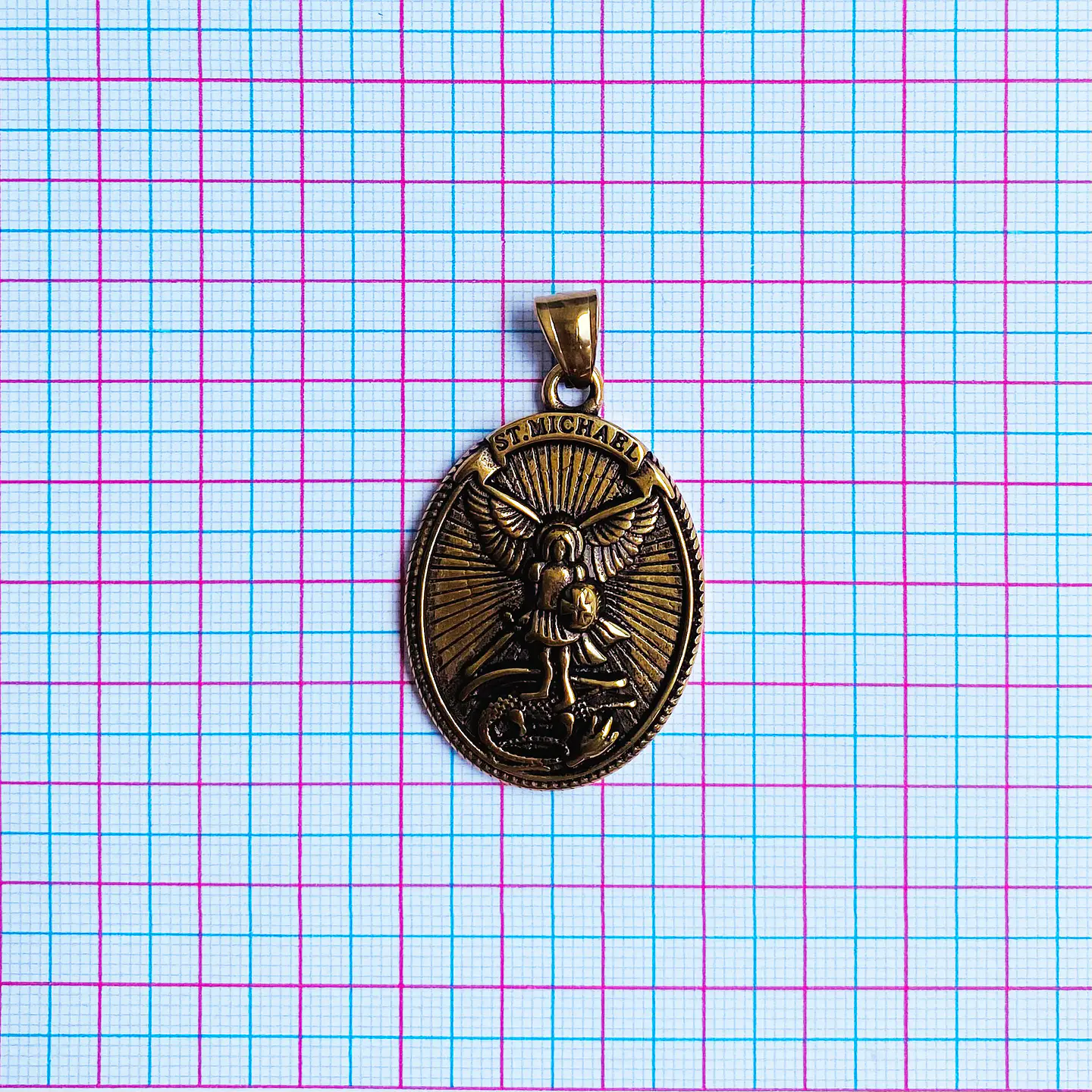 MEDALLA ✦ SAN MIGUEL ARCANGEL ACERO 2