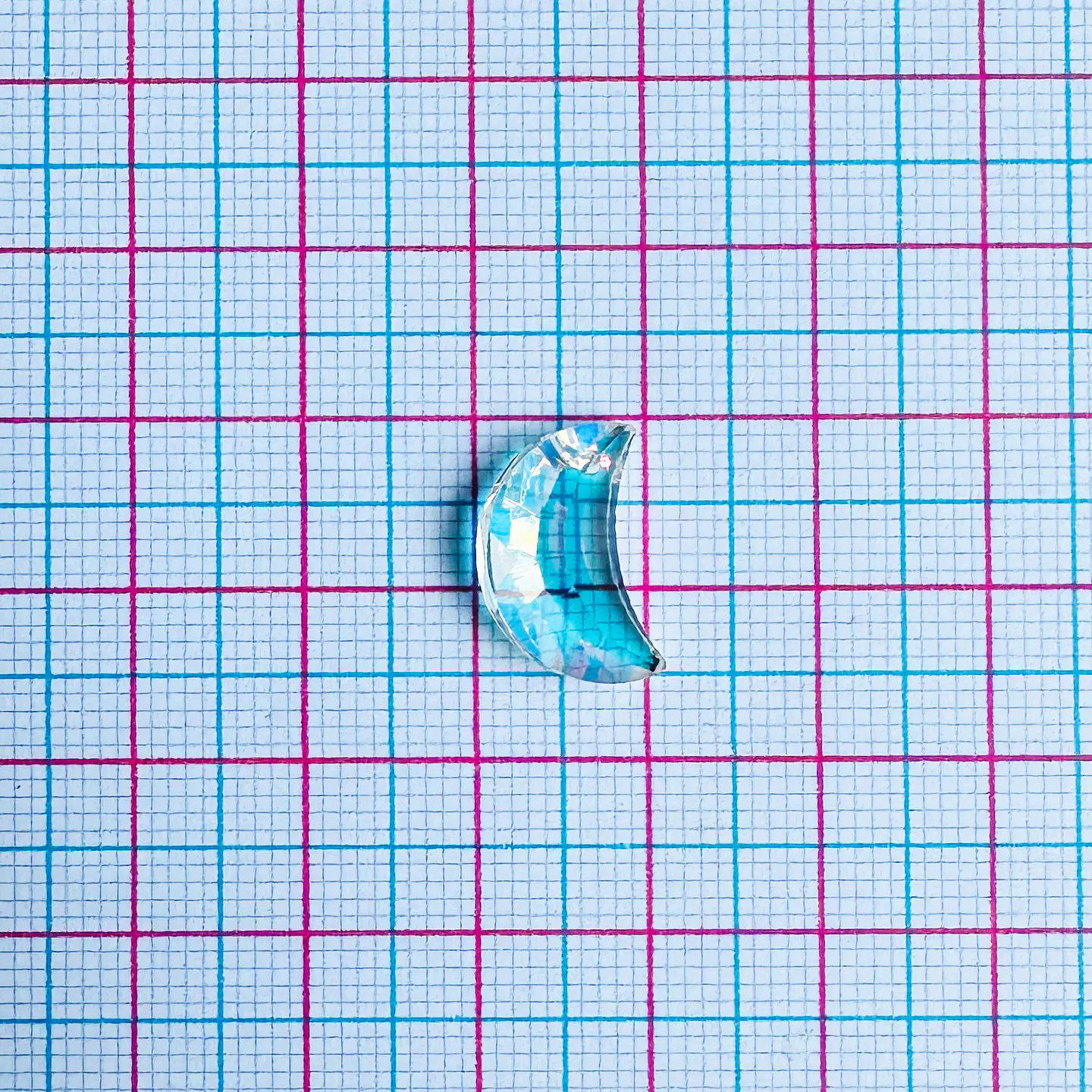DIJE MEDIA LUNA CRISTAL 2