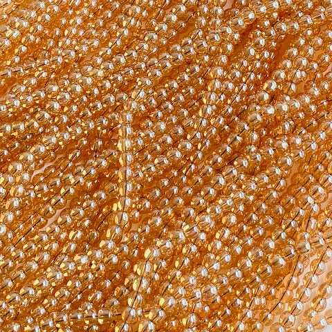 PERLA ✦ DE VIDRIO CHAMPAÑA 4MM