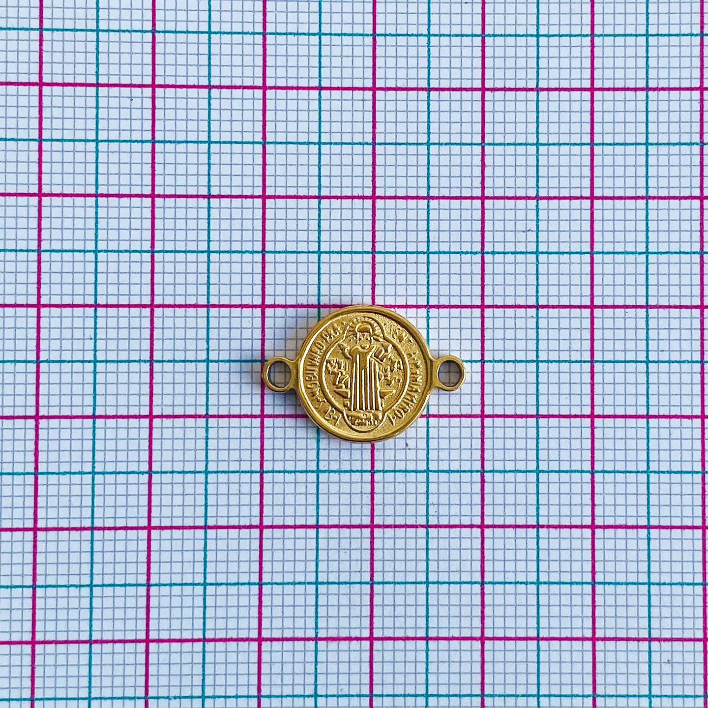 MEDALLA SAN BENITO ACERO 2