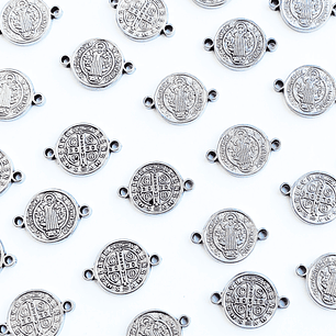 MEDALLA SAN BENITO ACERO