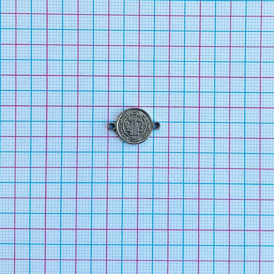 MEDALLA SAN BENITO ACERO 2